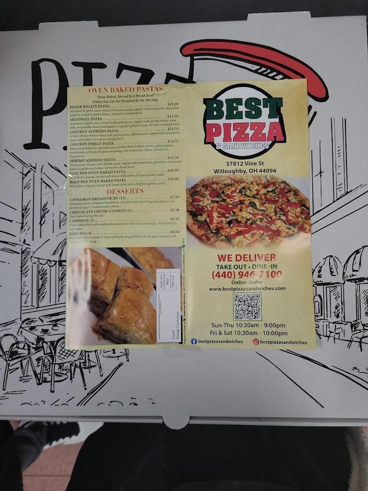 Best Pizza & Sandwiches Menu image 4